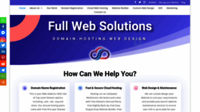 What Fullwebsolutions.com website looked like in 2020 (3 years ago)