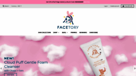 What Facetory.com website looked like in 2020 (3 years ago)