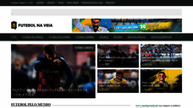 What Futebolnaveia.com.br website looked like in 2020 (5 years ago)
