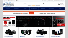What Fotoplus.pl website looked like in 2020 (3 years ago)