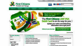 What Firstcitizenstt.com website looked like in 2020 (3 years ago)