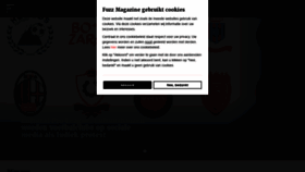 What Fuzz-mag.be website looked like in 2020 (3 years ago)
