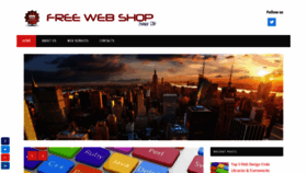 What Freewebshop.org website looked like in 2020 (3 years ago)