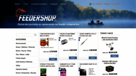 What Feedershop.sk website looked like in 2020 (3 years ago)