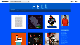 What Fellsongs.com website looked like in 2020 (3 years ago)