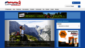 What Ffrandonnee.fr website looked like in 2020 (3 years ago)