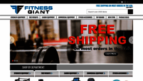 What Fitnessgiant.com website looked like in 2020 (3 years ago)