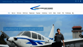 What Flugschule-usa.de website looked like in 2020 (3 years ago)