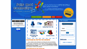 What Faismoiconnaitre.com website looked like in 2020 (3 years ago)