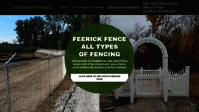 What Feerickfence.com website looked like in 2020 (3 years ago)