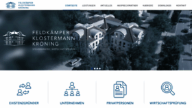 What Feldkaemper.com website looked like in 2020 (3 years ago)