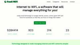 What Freegwifi.com website looked like in 2020 (3 years ago)