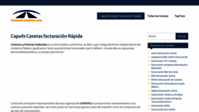 What Facturar-casetas.com website looked like in 2020 (3 years ago)