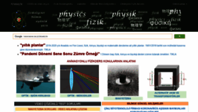 What Fizikolog.net website looked like in 2020 (3 years ago)