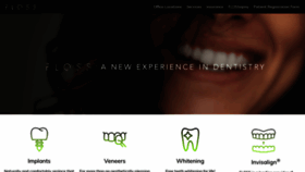 What Flossdental.com website looked like in 2020 (3 years ago)