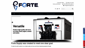 What Fortesupply.com website looked like in 2020 (3 years ago)