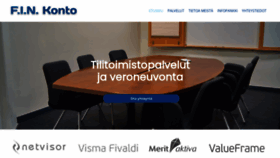 What Finkonto.fi website looked like in 2020 (3 years ago)