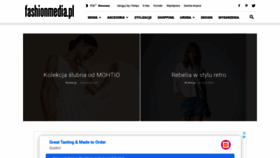What Fashionmedia.pl website looked like in 2020 (3 years ago)
