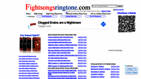 What Fightsongsringtone.com website looked like in 2020 (3 years ago)