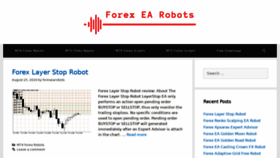 What Forexearobots.com website looked like in 2020 (3 years ago)