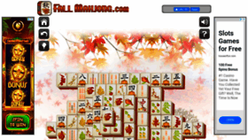 What Fallmahjong.com website looked like in 2020 (3 years ago)