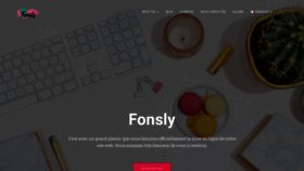 What Fonsly.com website looked like in 2020 (3 years ago)