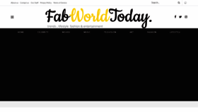 What Fabworldtoday.com website looked like in 2020 (3 years ago)