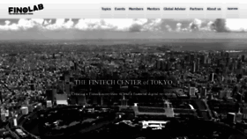 What Finolab.tokyo website looked like in 2020 (3 years ago)