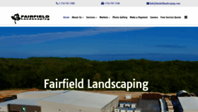 What Fairfieldlandscaping.com website looked like in 2020 (3 years ago)