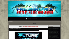 What Freshremix.ru website looked like in 2020 (3 years ago)