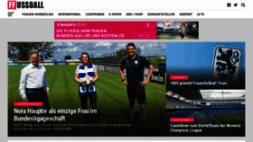 What Ffussball-magazin.de website looked like in 2020 (3 years ago)