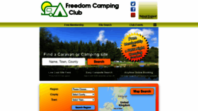 What Freedomcampingclub.org website looked like in 2020 (3 years ago)