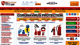 What Fireprotectiononline.co.uk website looked like in 2020 (3 years ago)