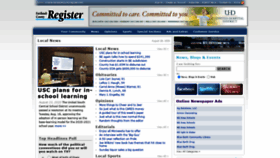 What Faribaultcountyregister.com website looked like in 2020 (3 years ago)
