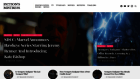 What Fictionsmistress.com website looked like in 2020 (3 years ago)
