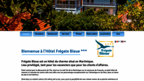 What Fregatebleue.com website looked like in 2020 (3 years ago)
