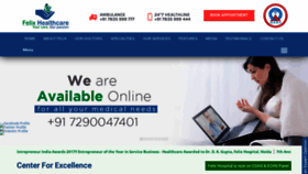 What Felixhospital.com website looked like in 2020 (3 years ago)