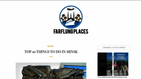 What Farflungplaces.net website looked like in 2020 (3 years ago)