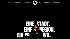 What Fcwil.ch website looked like in 2020 (3 years ago)
