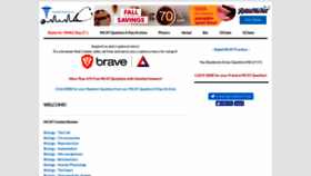 What Freemcatprep.com website looked like in 2020 (3 years ago)