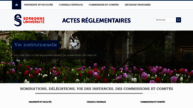 What Fc.sorbonne-universite.fr website looked like in 2020 (3 years ago)