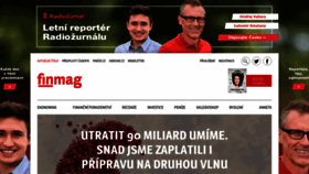 What Finmag.cz website looked like in 2020 (3 years ago)