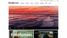 What Fotoforum.de website looked like in 2020 (4 years ago)