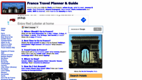 What Francetravelplanner.com website looked like in 2020 (3 years ago)
