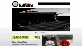 What Friendsoffulham.com website looked like in 2020 (3 years ago)