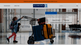 What Flyrichmond.com website looked like in 2020 (3 years ago)