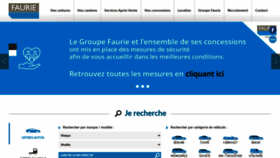 What Faurie-autos.fr website looked like in 2020 (3 years ago)
