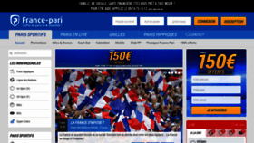 What France-pari.fr website looked like in 2020 (3 years ago)