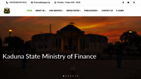 What Finance.kdsg.gov.ng website looked like in 2020 (3 years ago)