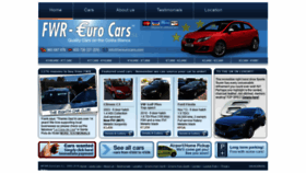 What Fwreurocars.com website looked like in 2020 (3 years ago)